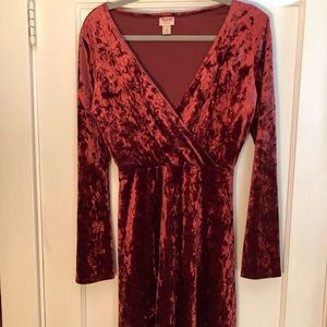 Red Velvet Dress